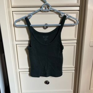 DARK GREEN BRANDY MELVILLE TANK